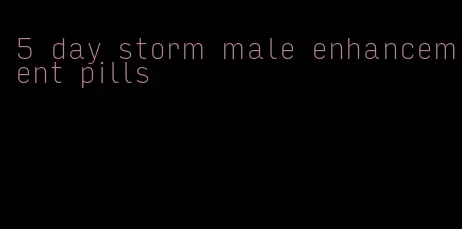 5 day storm male enhancement pills