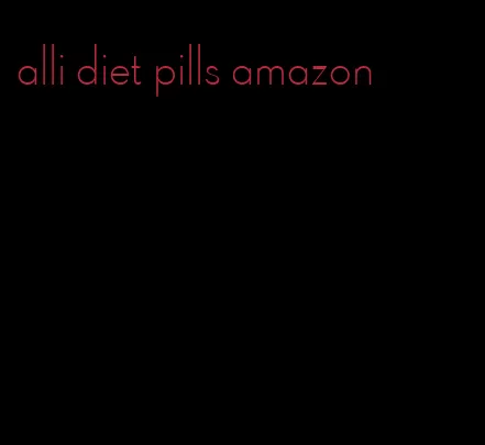 alli diet pills amazon