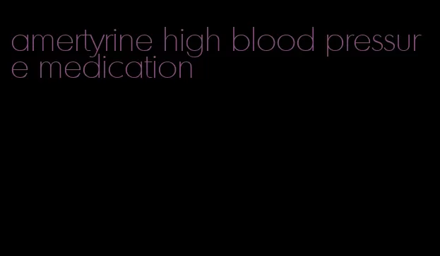 amertyrine high blood pressure medication