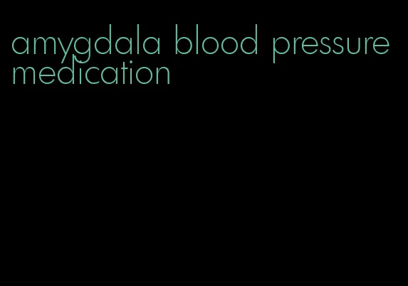 amygdala blood pressure medication