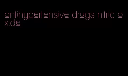 antihypertensive drugs nitric oxide