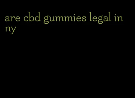 are cbd gummies legal in ny
