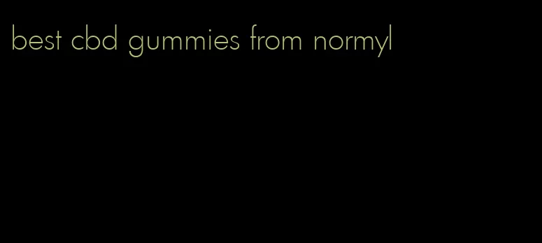 best cbd gummies from normyl