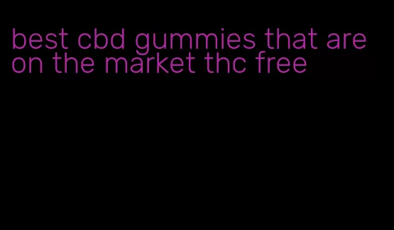 best cbd gummies that are on the market thc free
