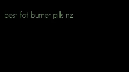 best fat burner pills nz