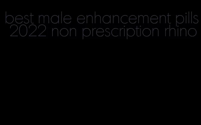 best male enhancement pills 2022 non prescription rhino