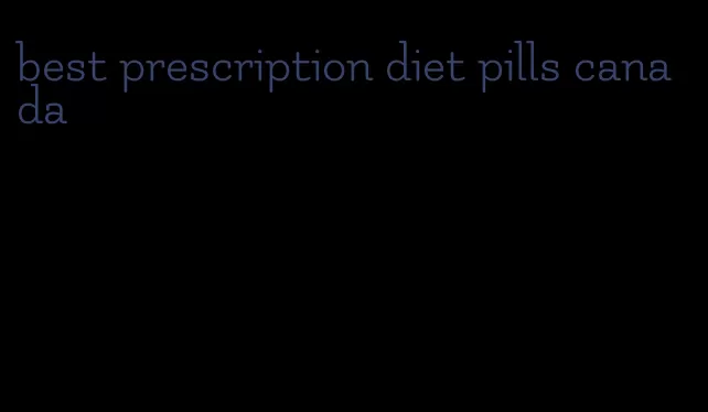 best prescription diet pills canada