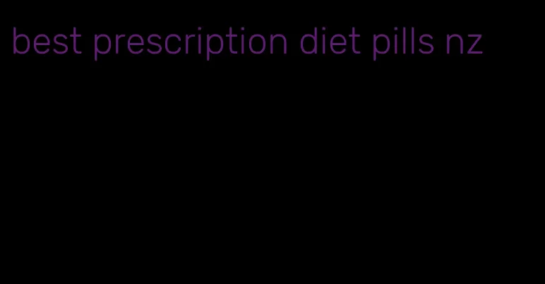 best prescription diet pills nz
