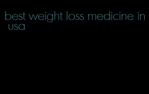best weight loss medicine in usa