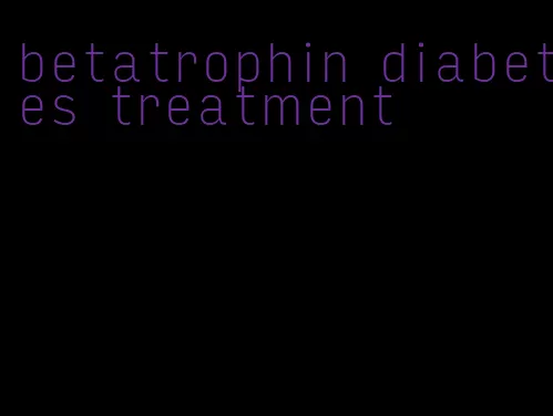 betatrophin diabetes treatment
