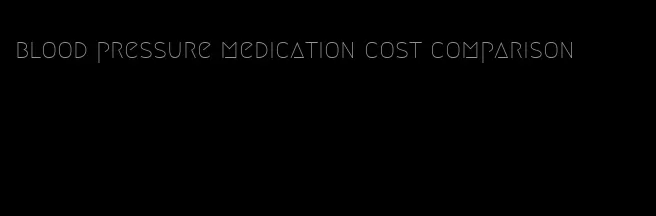 blood pressure medication cost comparison