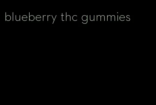 blueberry thc gummies