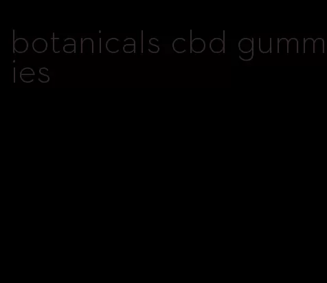 botanicals cbd gummies