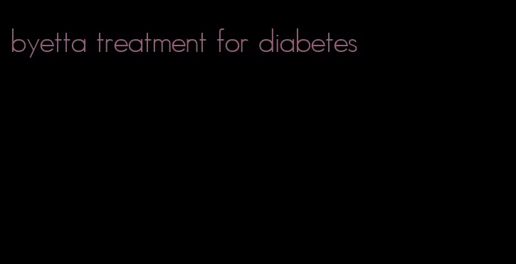 byetta treatment for diabetes