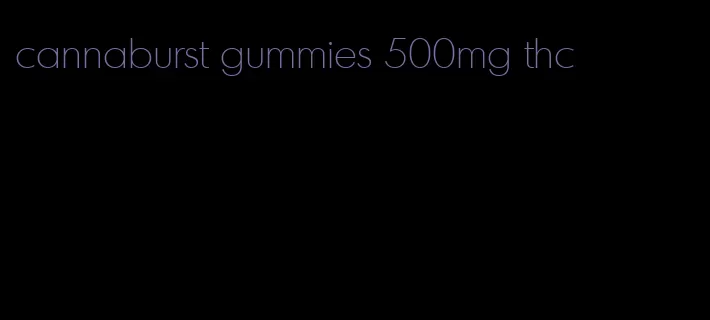 cannaburst gummies 500mg thc