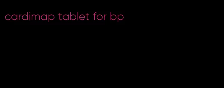 cardimap tablet for bp