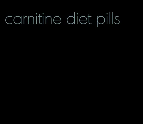 carnitine diet pills