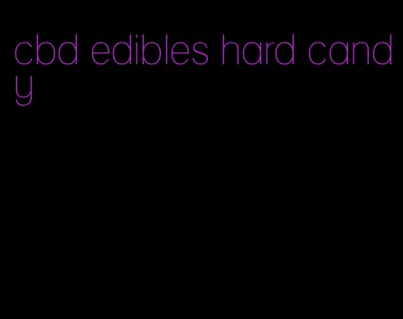 cbd edibles hard candy