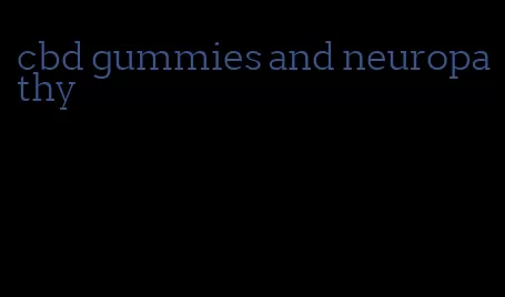 cbd gummies and neuropathy