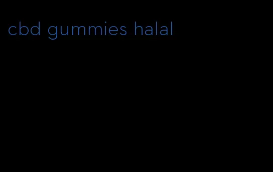 cbd gummies halal