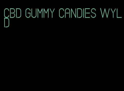cbd gummy candies wyld