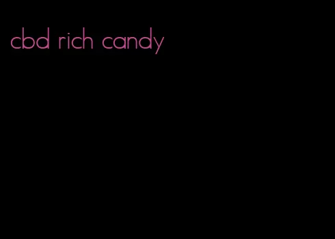cbd rich candy