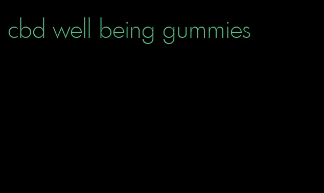 cbd well being gummies