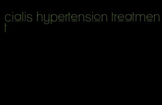 cialis hypertension treatment