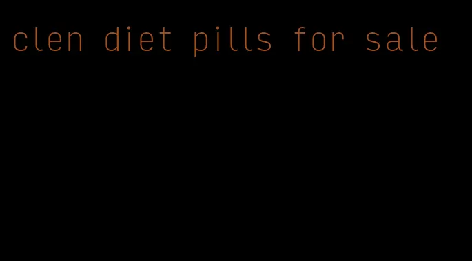 clen diet pills for sale