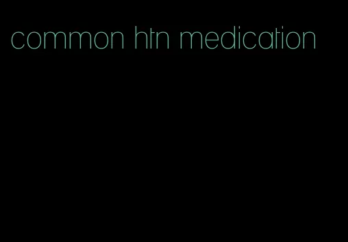 common htn medication