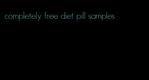 completely free diet pill samples