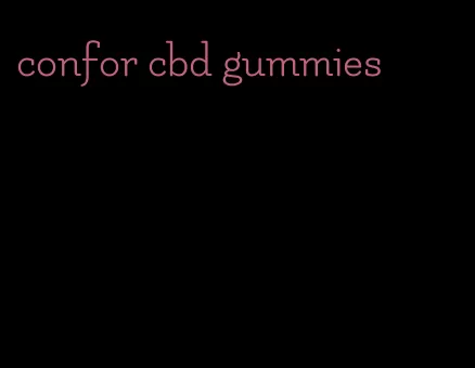 confor cbd gummies
