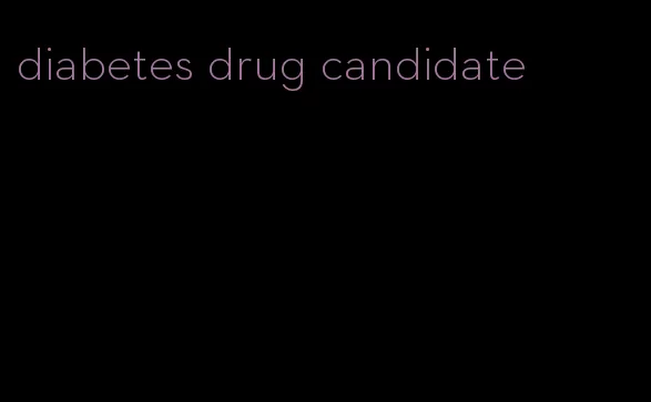diabetes drug candidate