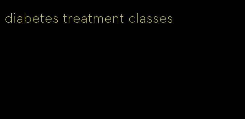 diabetes treatment classes
