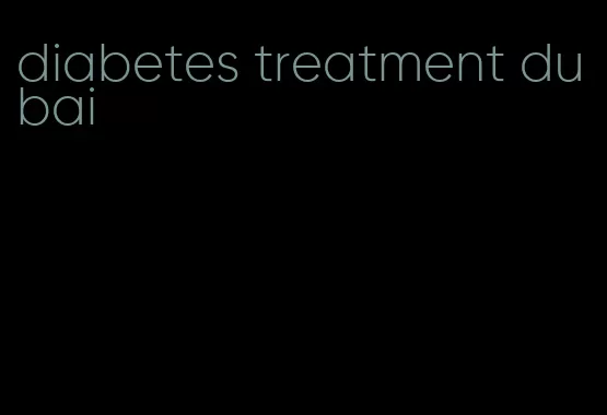 diabetes treatment dubai