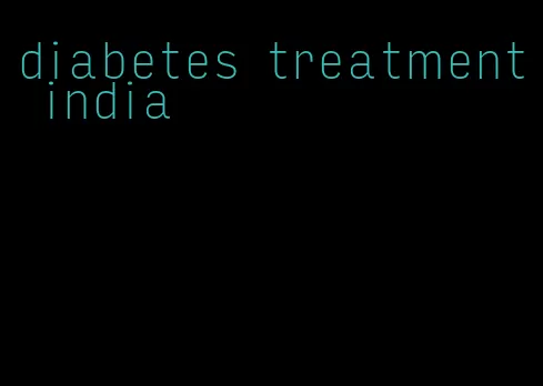 diabetes treatment india
