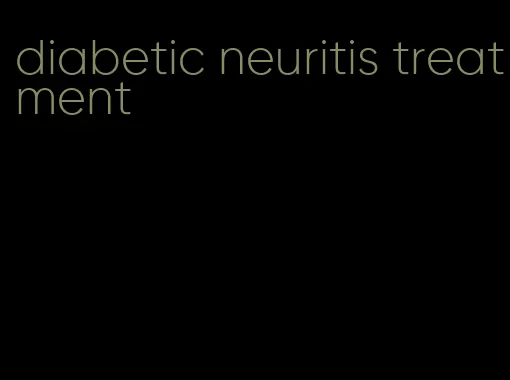diabetic neuritis treatment