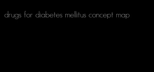 drugs for diabetes mellitus concept map