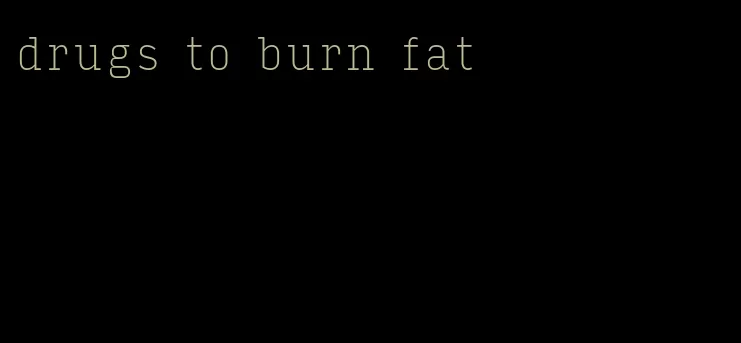 drugs to burn fat