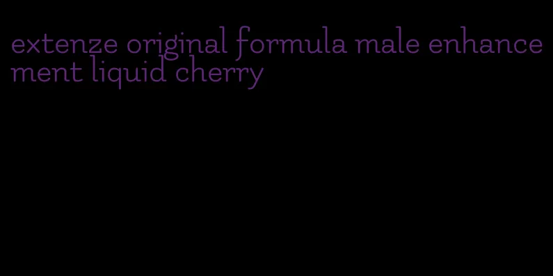 extenze original formula male enhancement liquid cherry