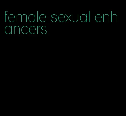 female sexual enhancers