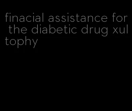finacial assistance for the diabetic drug xultophy