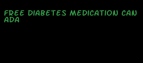 free diabetes medication canada