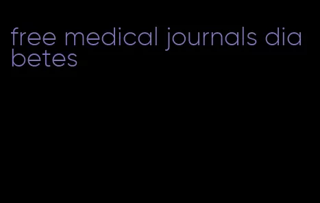 free medical journals diabetes