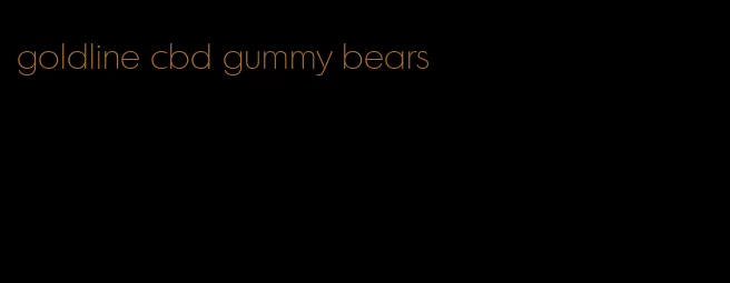 goldline cbd gummy bears