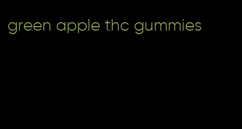 green apple thc gummies