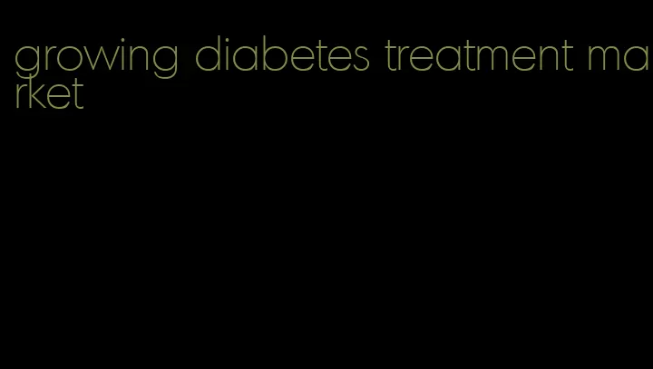 growing diabetes treatment market