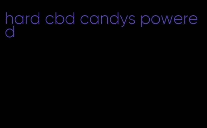hard cbd candys powered