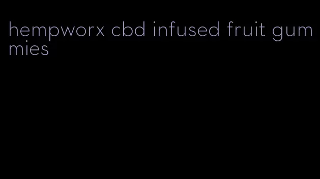hempworx cbd infused fruit gummies