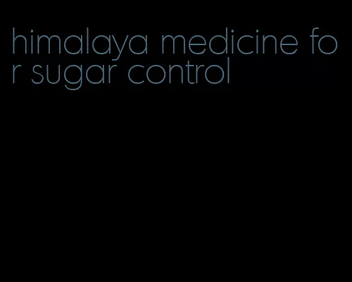 himalaya medicine for sugar control